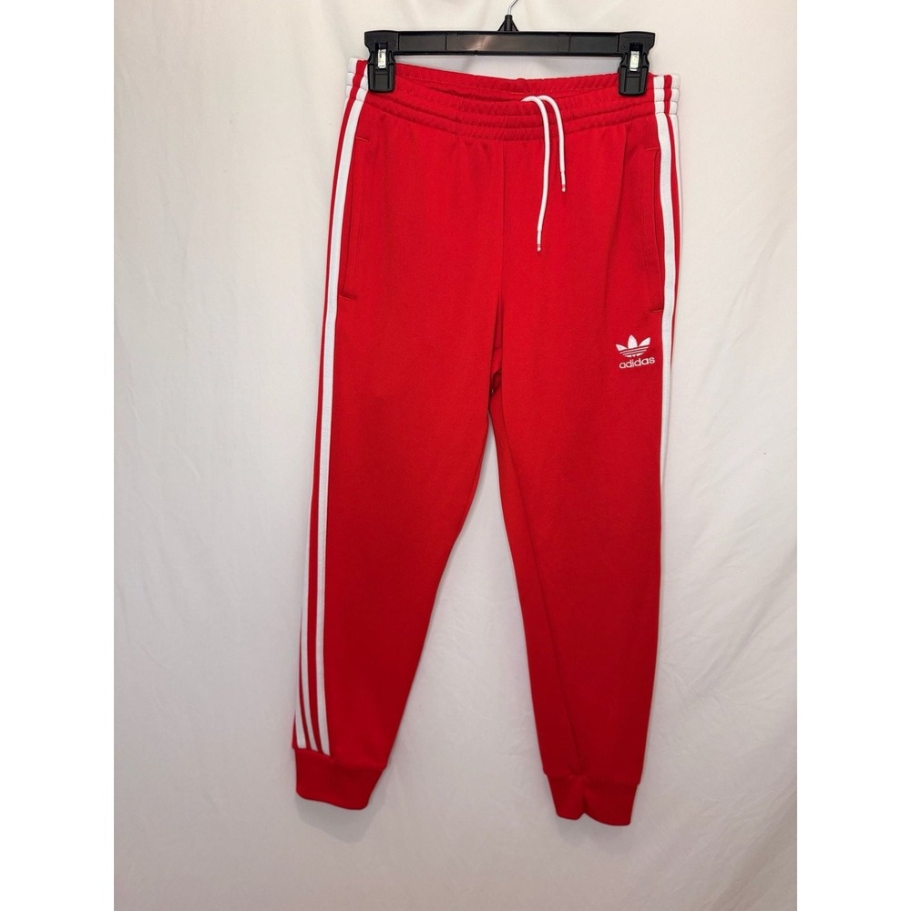 Adidas‎ - Track Pants 3-Stripe Trefoil Joggers - Red - S - Mens